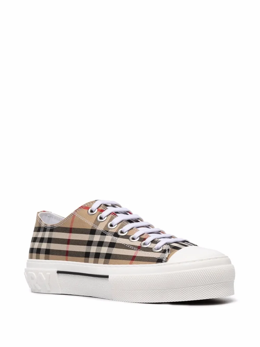 Burberry Vintage Check Low-Top Sneakers - Image 2