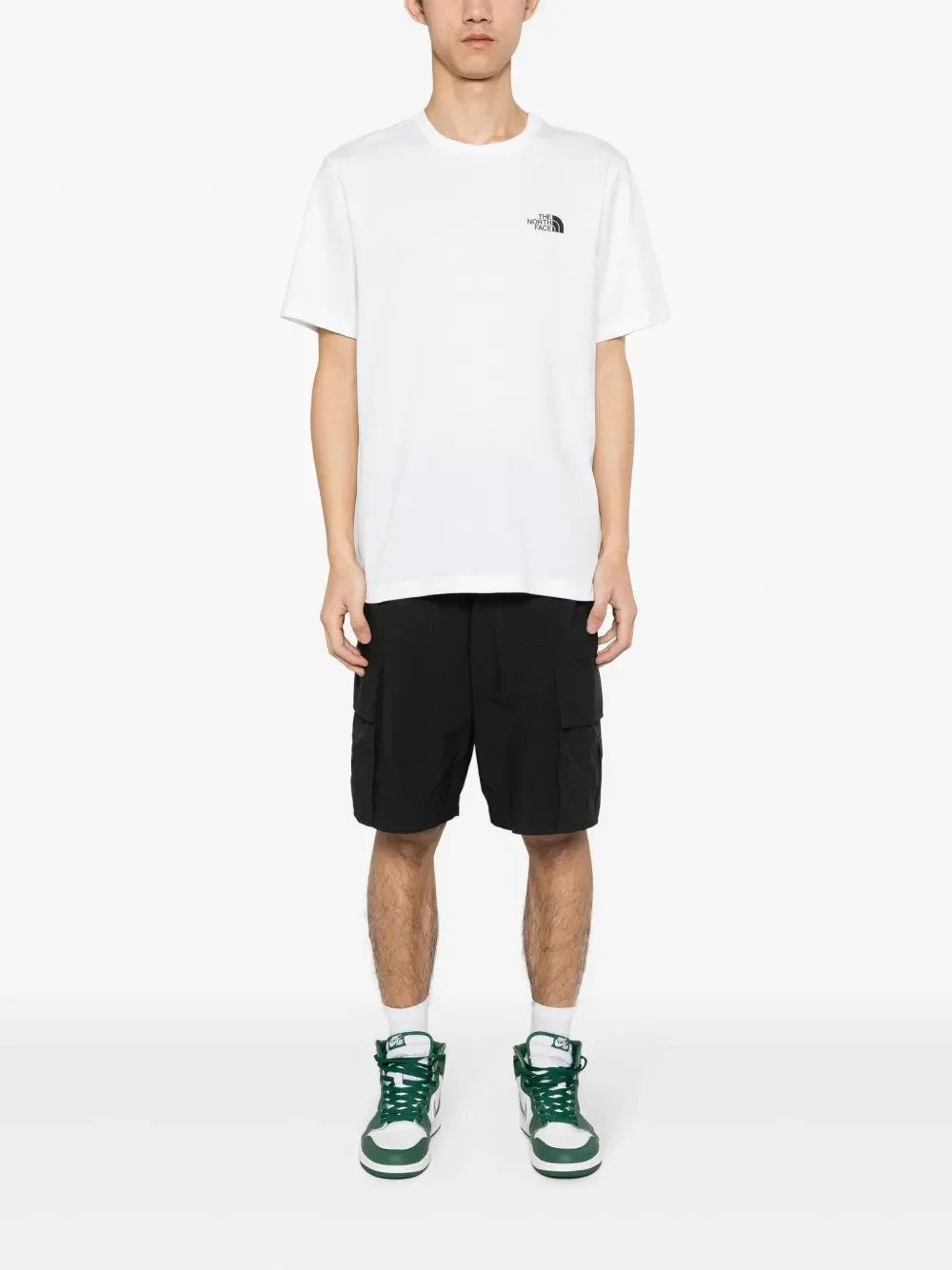 The North Face Simple Dome Logo-Print T-Shirt White - Image 2