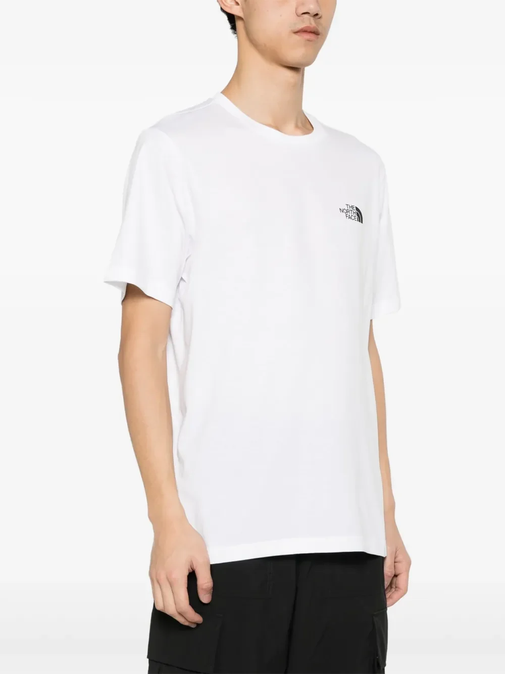 The North Face Simple Dome Logo-Print T-Shirt White - Image 3