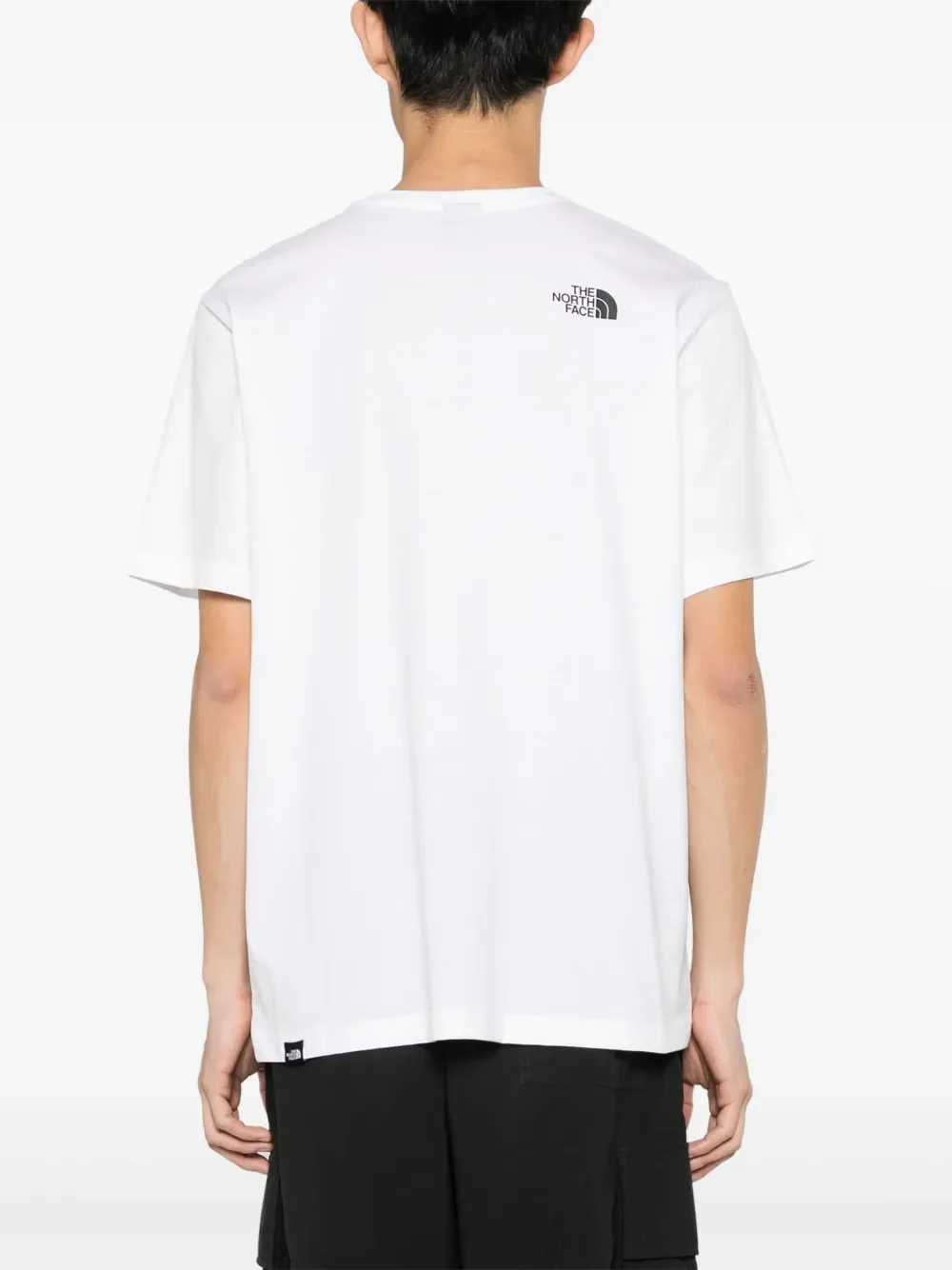 The North Face Simple Dome Logo-Print T-Shirt White - Image 4