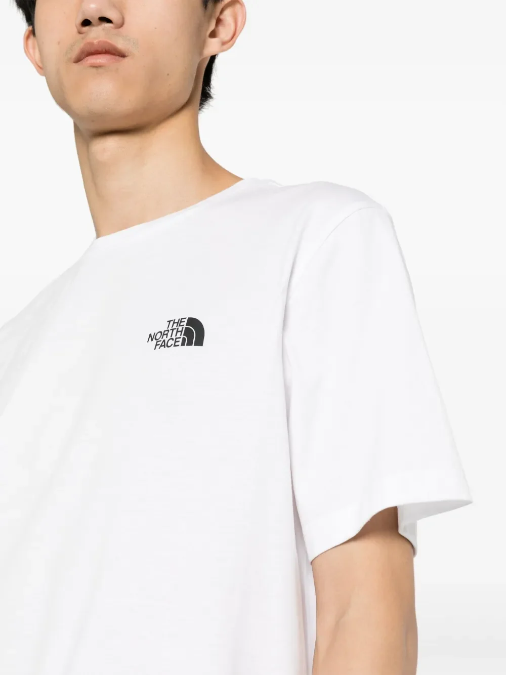The North Face Simple Dome Logo-Print T-Shirt White - Image 5